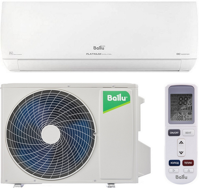 Настенный кондиционер Ballu BSUI-12HN8_V4 серии Platinum Evolution V4 DC inverter