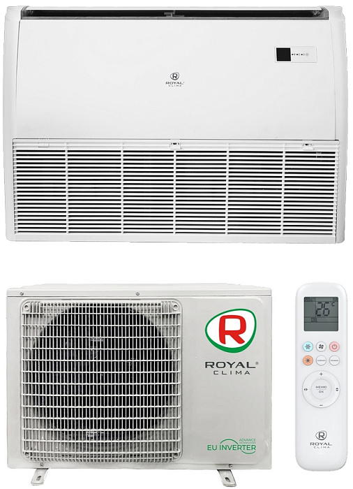 Напольно-подпотолочный кондиционер Royal Clima CO-F18HNDI/CO-E18HNDI серии Competenza DC Inverter 2025