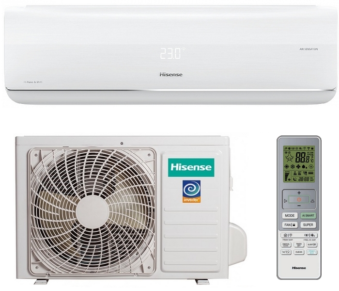Настенный кондиционер Hisense AS-10UW4RXVQF00 серии Air Sensation Superior DC Inverter