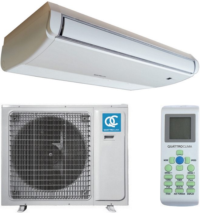 Напольно-подпотолочный кондиционер QuattroClima QV-I18FG1/QN-I18UG1 серии QV-I-FG1