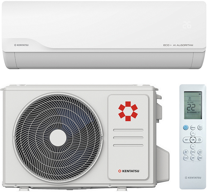 Настенный кондиционер Kentatsu KSGKU35HZRN1W / KSRKU35HZRN1 серии Kumo Inverter
