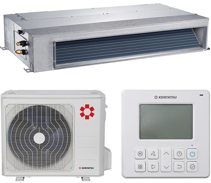 Канальный кондиционер Kentatsu KSKR105HFAN3R / KSUR105HFAN3L (средненапорный) серии KSKRA