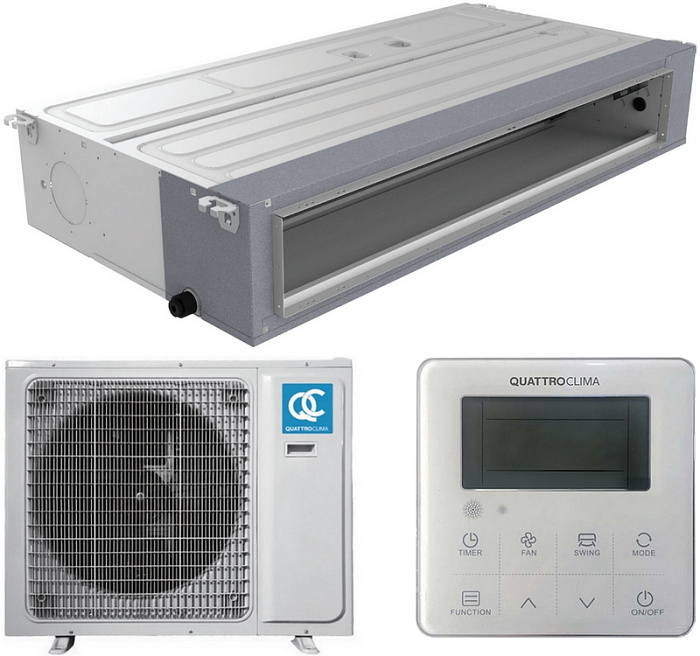 Канальный кондиционер QuattroClima QV-I18DG1/QN-I18UG1 серии QV-I-DG1