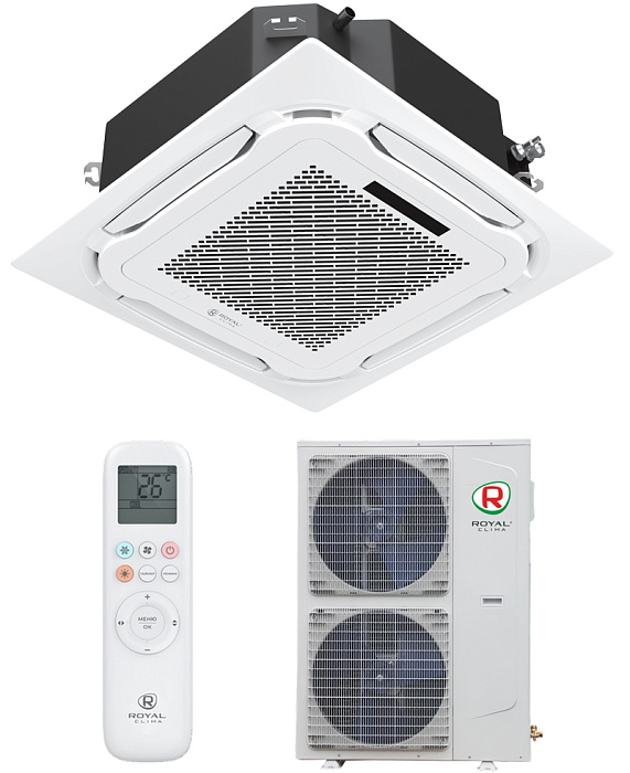 Кассетный кондиционер Royal Clima CO-4C36HNXA/CO-E36HNX серии Competenza 2023