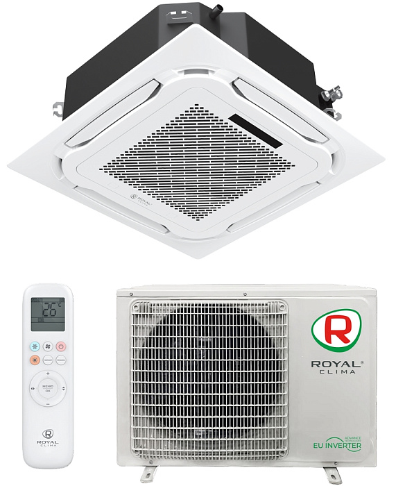 Кассетный кондиционер Royal Clima CO-4C36HNDI / CO-E36HNDI серии Competenza Inverter 2025