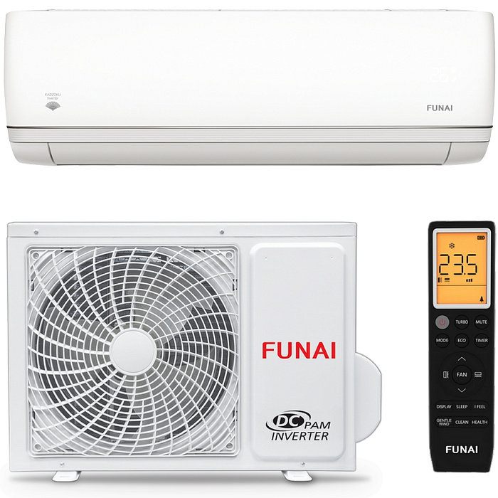 Настенный кондиционер Funai RAC-I-KD25HP.D03 серии Kadzoku Inverter 2025