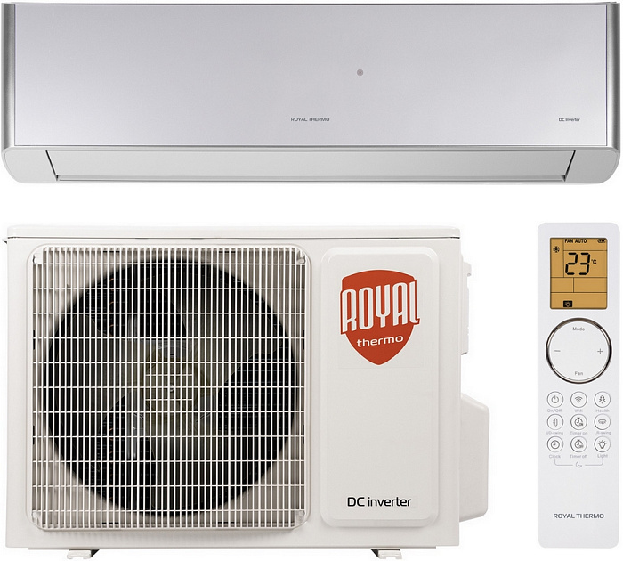 Настенный кондиционер Royal Thermo RTFI-09HN8/silver серии Fenix DC